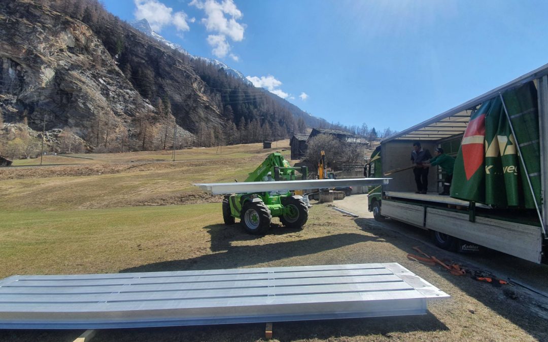 Waage bei der Deponie Grossgufer